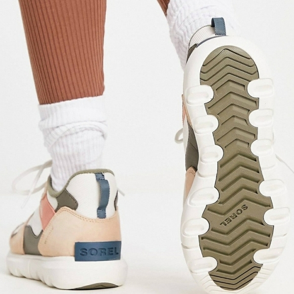 Sorel Explorer II Sneaker Low WP Sea Salt Womens NEW - Picture 3 of 10